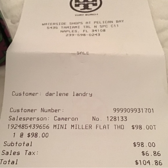 Tory Burch Miller Jelly Sandals - Picture 7 of 7